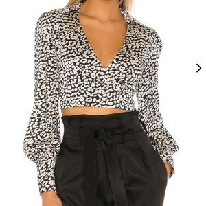 Lovers & Friends Wrap Crop Top